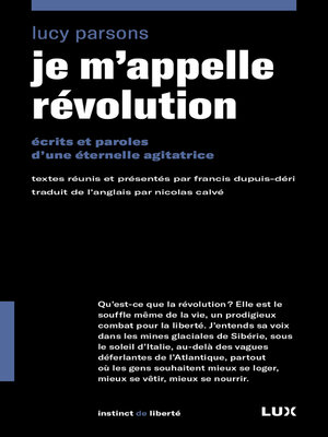 cover image of Je m'appelle Révolution